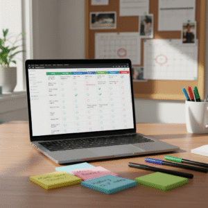 Weekly Homework Organizer